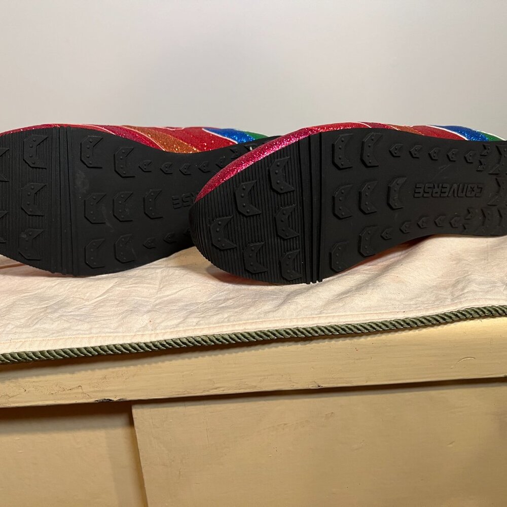 Converse JW Anderson Uniqlo Loewe Collab Limited Edition Sneaker Multi Glitter M - Picture 6 of 8